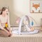 Costway Baby Play Gym Mat Thicker Tummy Time Mat with 5 Detachable Hanging